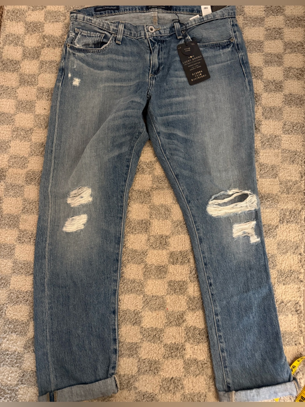 Lucky Brand sienna boyfriend slim nwt